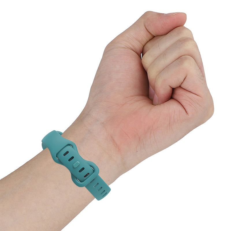 20mm Soft Silicone Smart Watch Band with 8-shaped Buckle Replacement Wrist Strap 20mm Soft Silicone Smart Watch Band with 8-shaped Buckle Replacement Wrist Strap